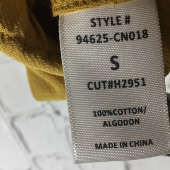 HAVE FASHION yellow paper bag pull on shorts - Picture 3 of 10